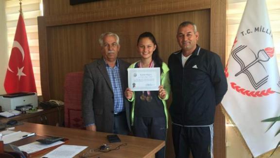Karate İl Şampiyonu Öğrencimiz Teslime Fulya TIRAŞ Türkiye Finallerinde