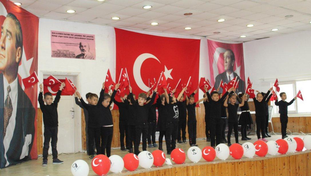 12 Mart İstiklal Marşı'nın Kabulü ve Mehmet Akif ERSOY'u Anma Programı İlçemizde Düzenlendi